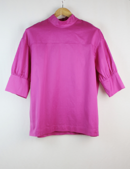 blusa popelin zara m/l