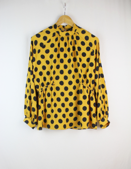 blusa lunares zara