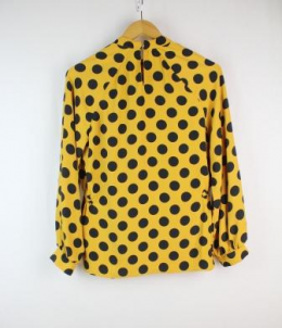 blusa lunares zara