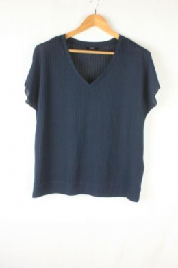 camiseta punto canale azul parfois