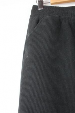 pantalon pana jogger negro