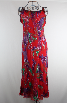 vestido joya paillettes noly fuentes