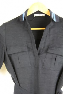 vestido camisero mango s