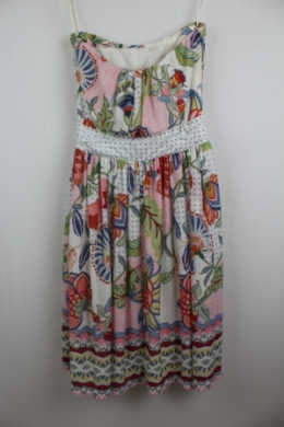 vestido palabra de honor mango xs