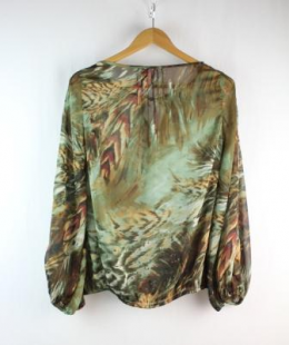 blusa gasa estampada mango M/40