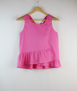 blusa volantes mango s/m