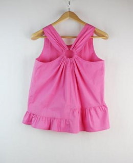 blusa volantes mango s/m