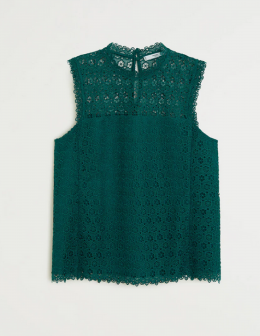 blusa guipur mango s