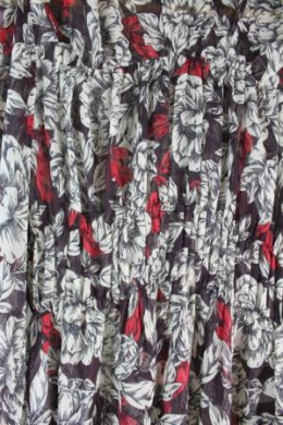 blusa floral gasa mango s