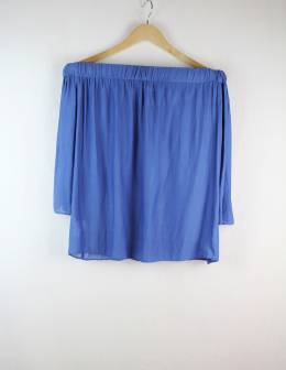 blusa bardot mango m
