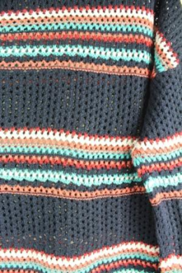 jersey oversize crochet rayas mango s