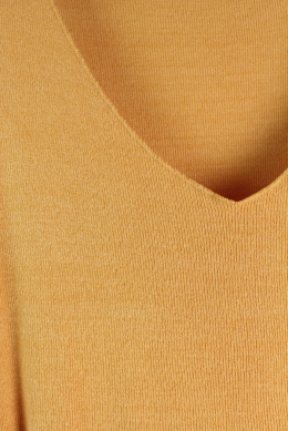jersey sin mangas mostaza mango s