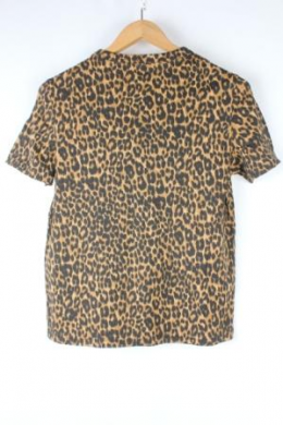 Camiseta algodón animal print mango