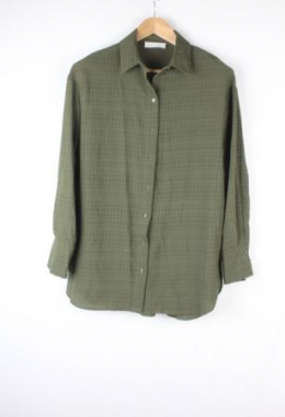camisa oversize verde primark