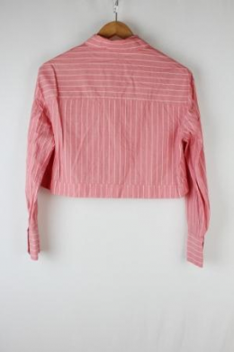 camisa crop rayas mango