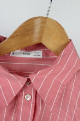  camisa crop rayas mango
