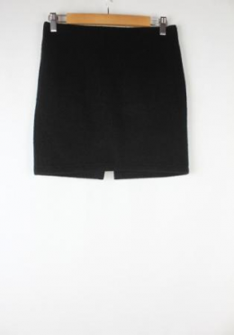 mini falda tubo negra