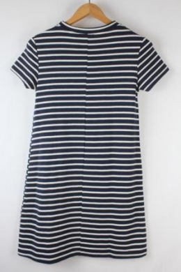 vestido punto rayas shana