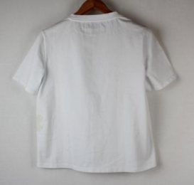 camiseta detalle crochet blanca mango