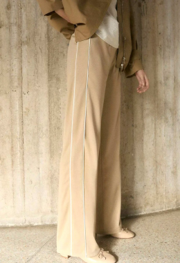 Pantalon jogger beige mango