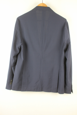 americana hombre azul mango