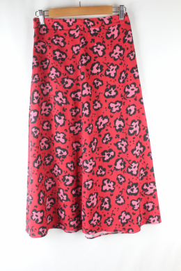  falda midi evasé de Mango