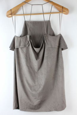 top antelina gris zara