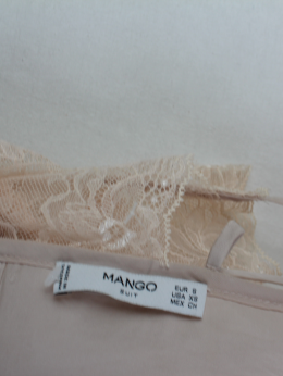 Top lencero nude mango