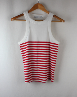 camiseta rayas mango