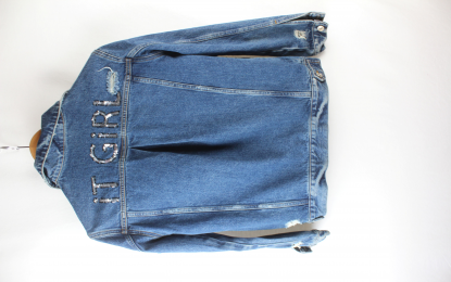 chaqueta vaquera parches mango