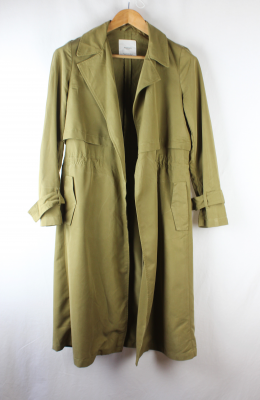 Trench fluida verde mango