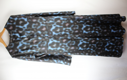 vestido estampado zarama