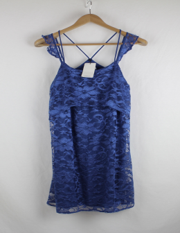 vestido encaje mango