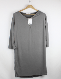 vestido fluido modal mango