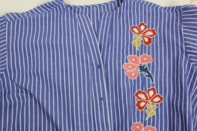 camisa oversize bordada