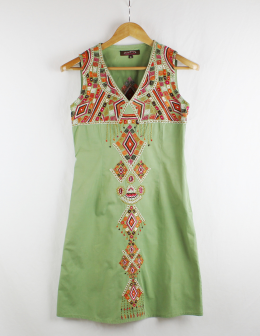 vestido bordado chatik y kertan