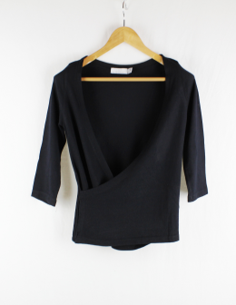 jersey cruzado zara