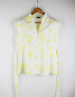 blusa textura peplum