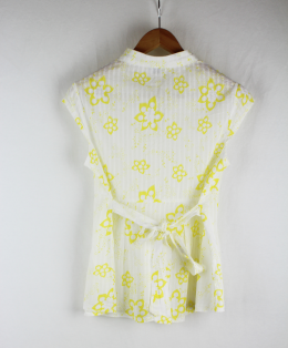 blusa textura peplum