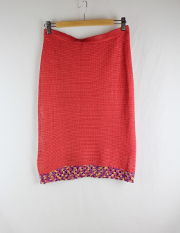 falda crochet espliego
