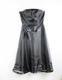 vestido fiesta en organza niente