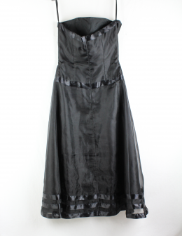 vestido fiesta en organza niente