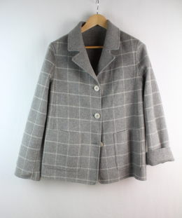 abrigo corto reversible lana lasserre