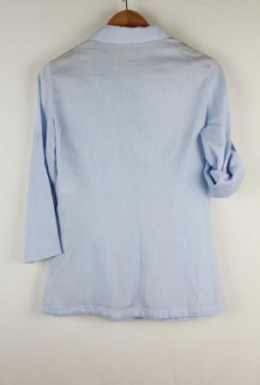 camisa rayas con seda lasserre