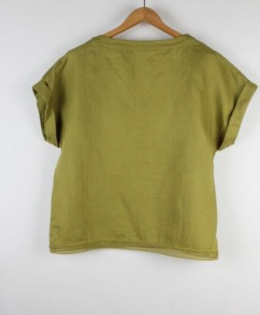 blusa lino verde simorra