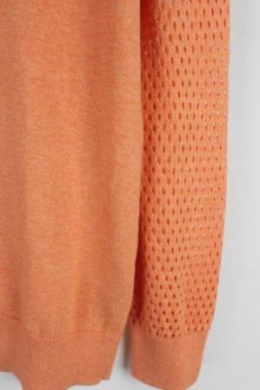 jersey algodon calado naranja ikks