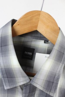 camisa hombre cuadros hugo boss