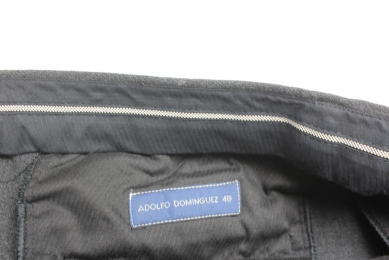 pantalon hombre lana gris adolfo dominguez