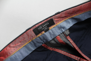 pantalon hombre lino gris ted baker