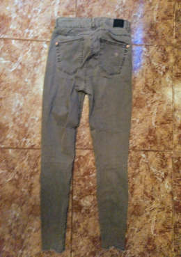Jeans tiro alto grises t.38